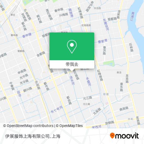 伊展服饰上海有限公司地图