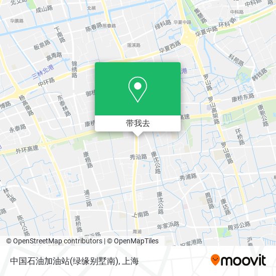 中国石油加油站(绿缘别墅南)地图