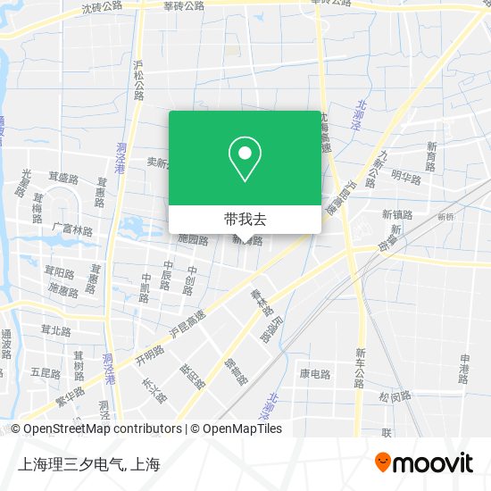 上海理三夕电气地图