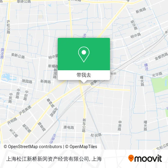 上海松江新桥新闵资产经营有限公司地图