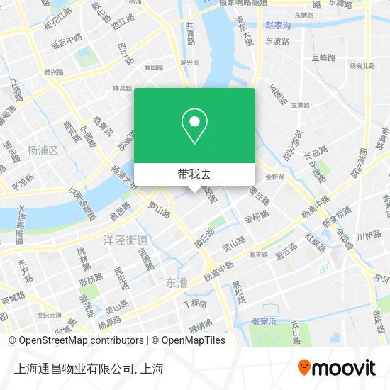 上海通昌物业有限公司地图