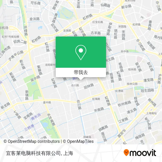 宜客莱电脑科技有限公司地图