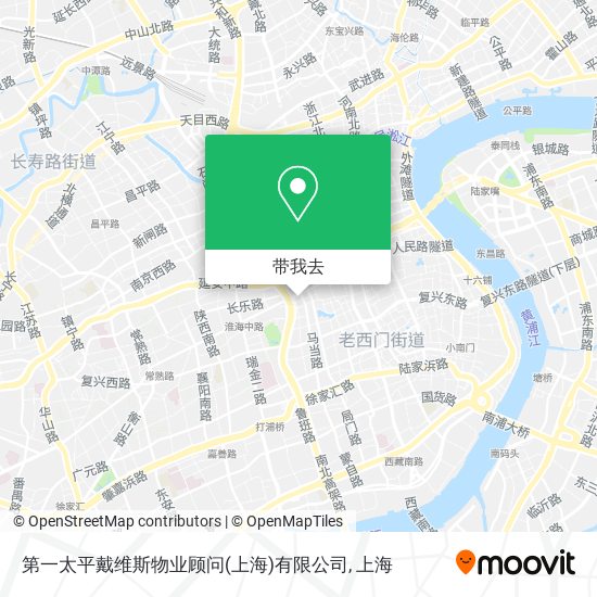 第一太平戴维斯物业顾问(上海)有限公司地图