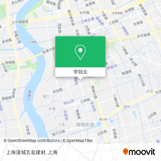 上海漫城五金建材地图
