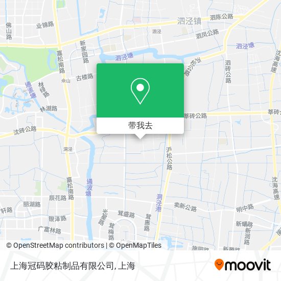 上海冠码胶粘制品有限公司地图
