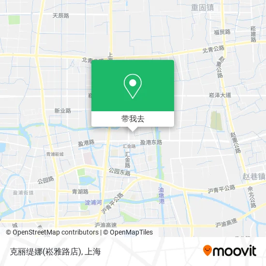 克丽缇娜(崧雅路店)地图