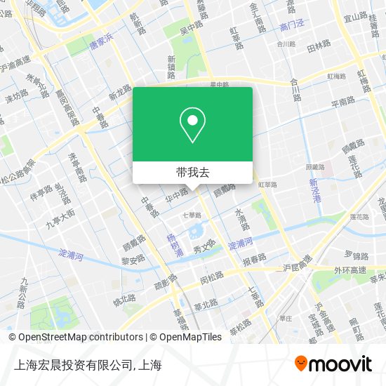 上海宏晨投资有限公司地图