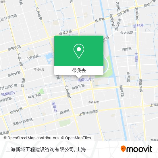 上海新域工程建设咨询有限公司地图