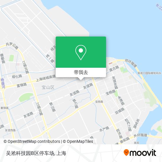 吴淞科技园B区停车场地图