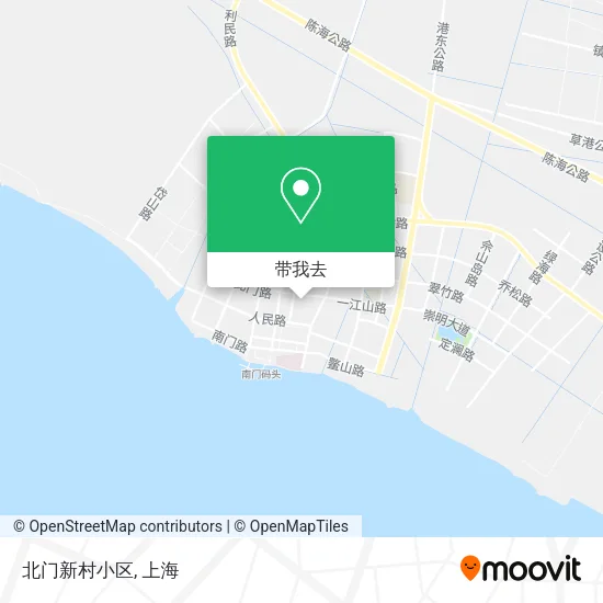 北门新村小区地图
