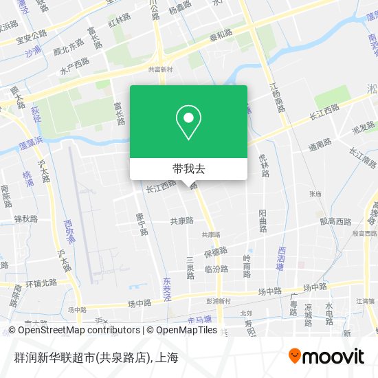 群润新华联超市(共泉路店)地图