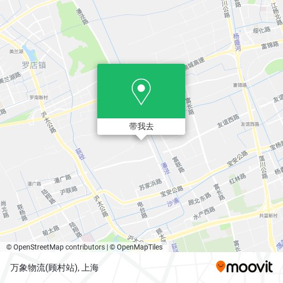 万象物流(顾村站)地图