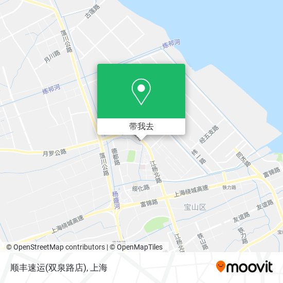 顺丰速运(双泉路店)地图