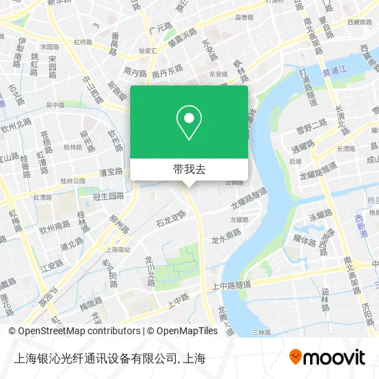 上海银沁光纤通讯设备有限公司地图