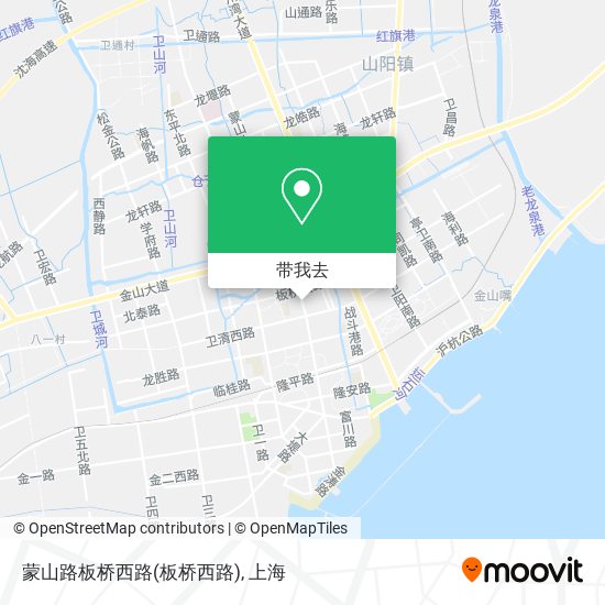 蒙山路板桥西路地图