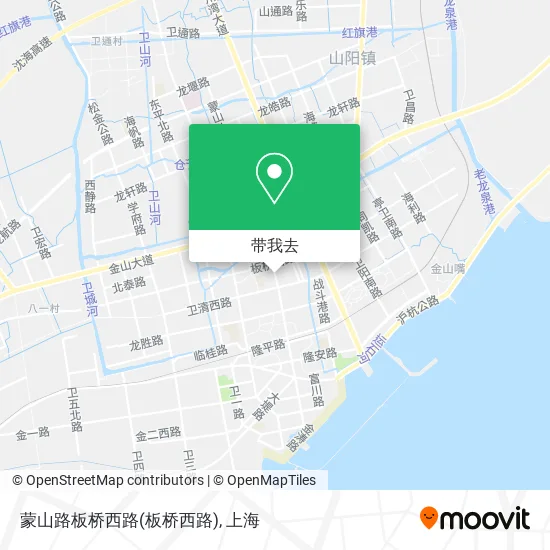 蒙山路板桥西路地图