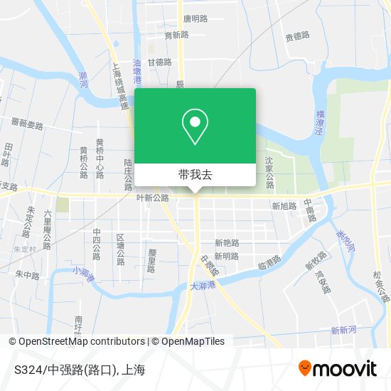 S324/中强路(路口)地图