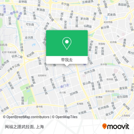 闽福之踵武拉面地图