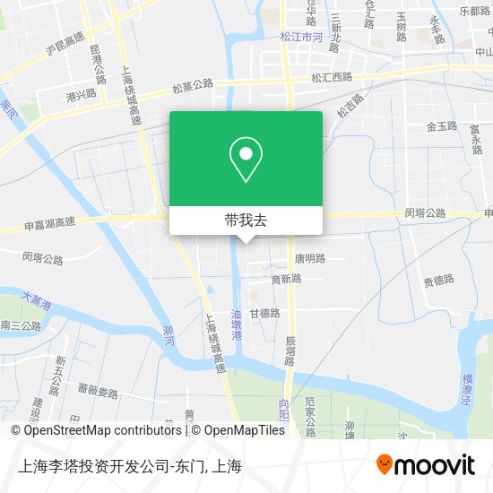 上海李塔投资开发公司-东门地图