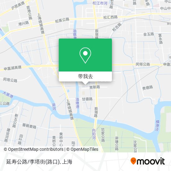 延寿公路/李塔街(路口)地图