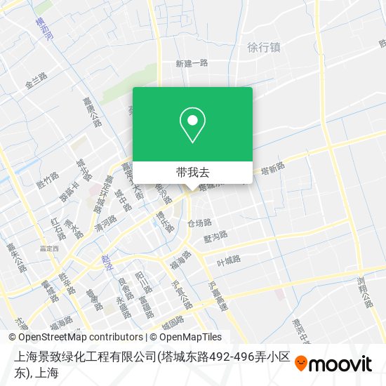 上海景致绿化工程有限公司(塔城东路492-496弄小区东)地图