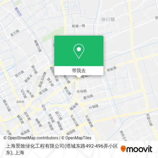 上海景致绿化工程有限公司(塔城东路492-496弄小区东)地图