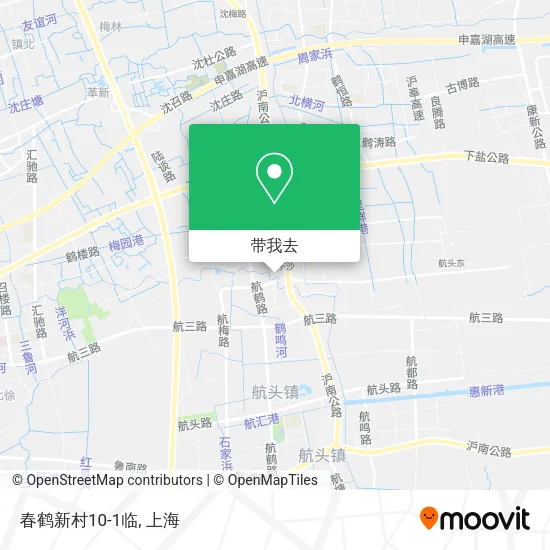 春鹤新村10-1临地图
