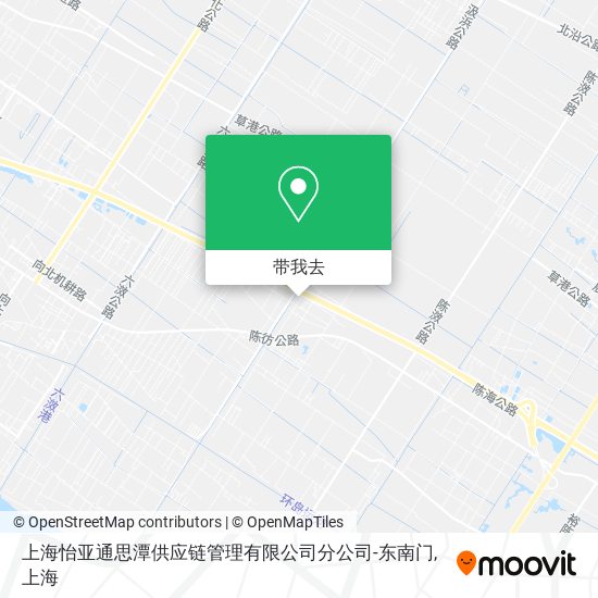 上海怡亚通思潭供应链管理有限公司分公司-东南门地图