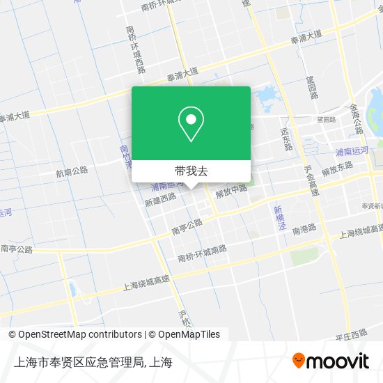 上海市奉贤区应急管理局地图