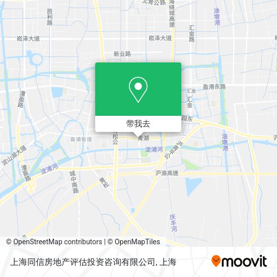上海同信房地产评估投资咨询有限公司地图