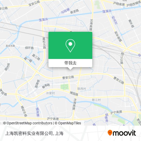 上海凯密科实业有限公司地图