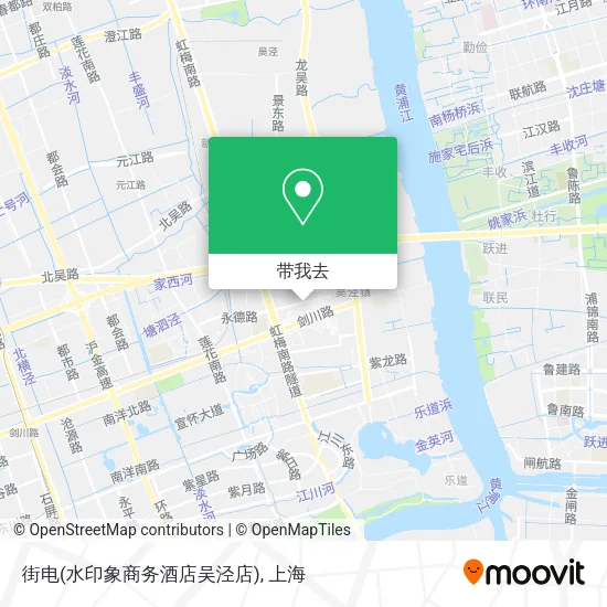 街电(水印象商务酒店吴泾店)地图
