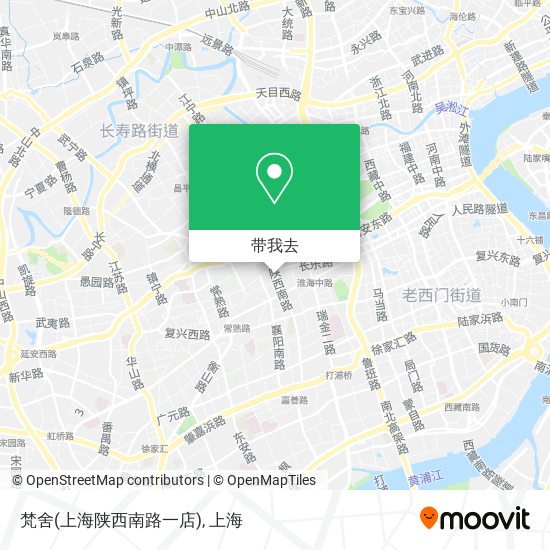 梵舍(上海陕西南路一店)地图