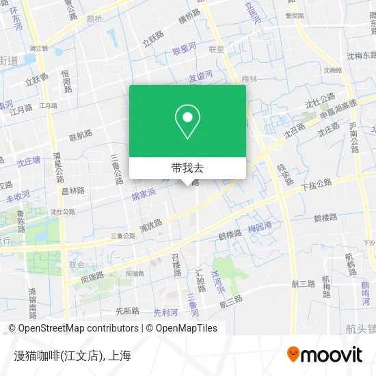 漫猫咖啡(江文店)地图