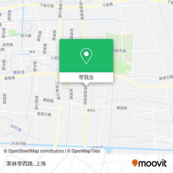 果林带西路地图