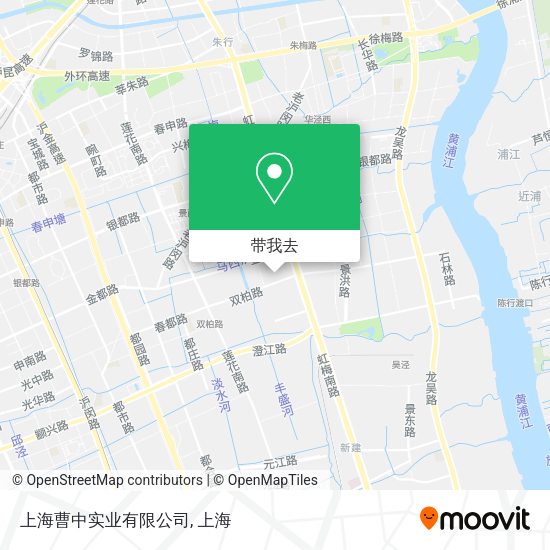 上海曹中实业有限公司地图