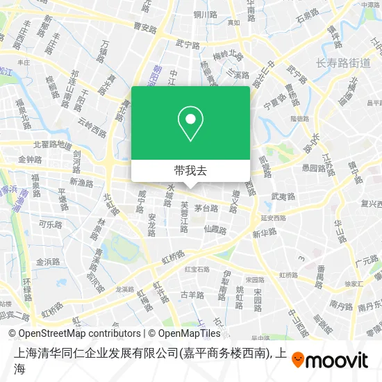 上海清华同仁企业发展有限公司(嘉平商务楼西南)地图