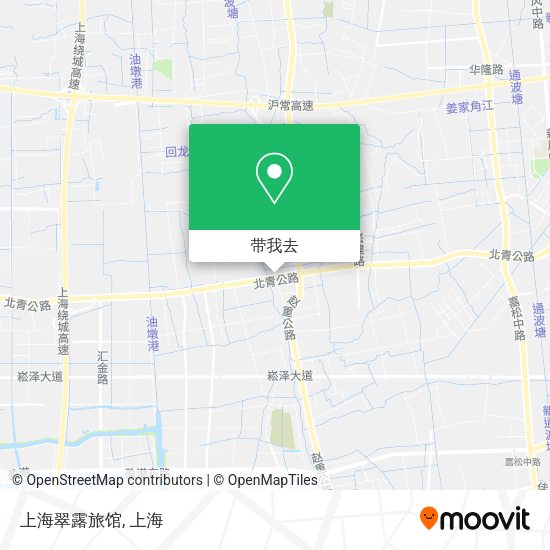 上海翠露旅馆地图