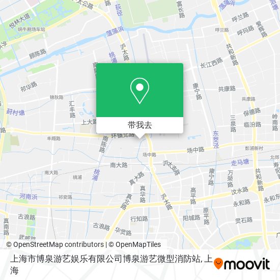 上海市博泉游艺娱乐有限公司博泉游艺微型消防站地图