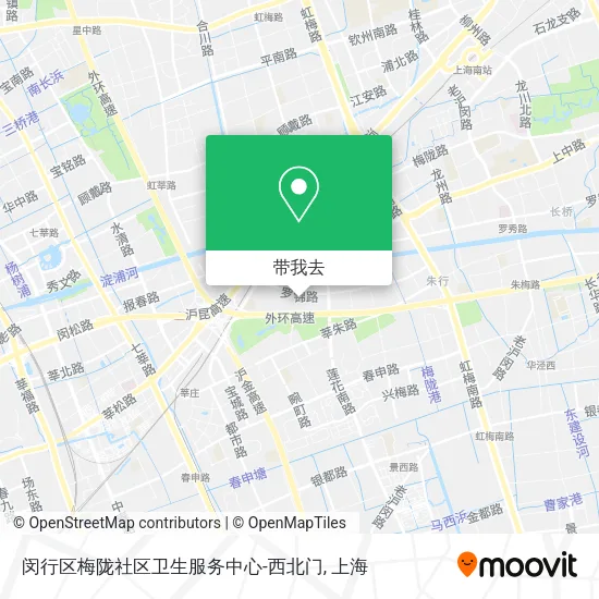 闵行区梅陇社区卫生服务中心-西北门地图