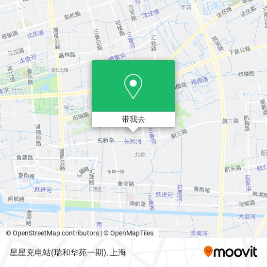 星星充电站(瑞和华苑一期)地图