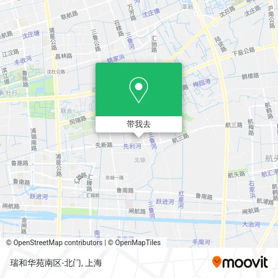 瑞和华苑南区-北门地图