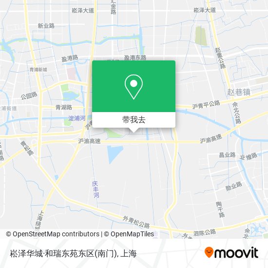 崧泽华城·和瑞东苑东区(南门)地图