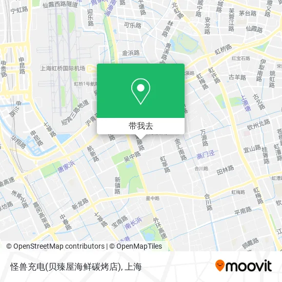 怪兽充电(贝臻屋海鲜碳烤店)地图