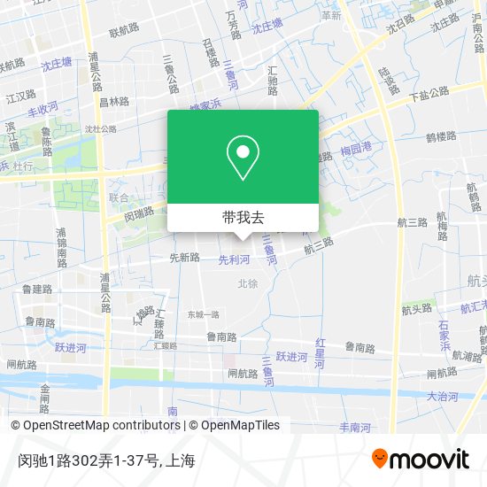 闵驰1路302弄1-37号地图