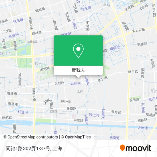 闵驰1路302弄1-37号地图