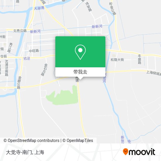 大觉寺-南门地图