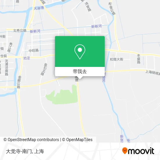 大觉寺-南门地图