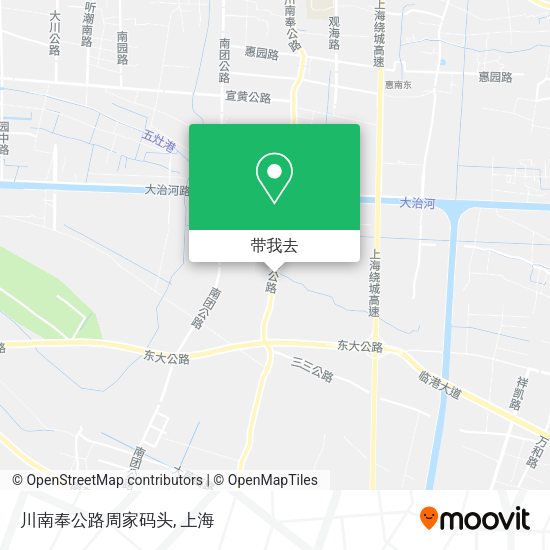 川南奉公路周家码头地图