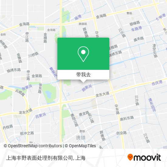 上海丰野表面处理剂有限公司地图